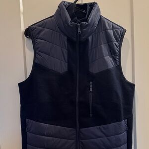 G/FORE Navy Wool & Nylon Quilted Vest